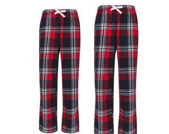 Tartan Pj Bottoms - Etsy UK