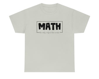 Math | The Only Subject That Counts | Math Teacher Shirt | Funny Math Teacher Shirt