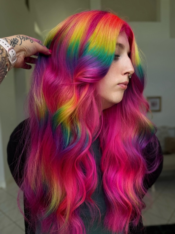 Rainbow Beauty Full Wig s-l400.jpg main image 2