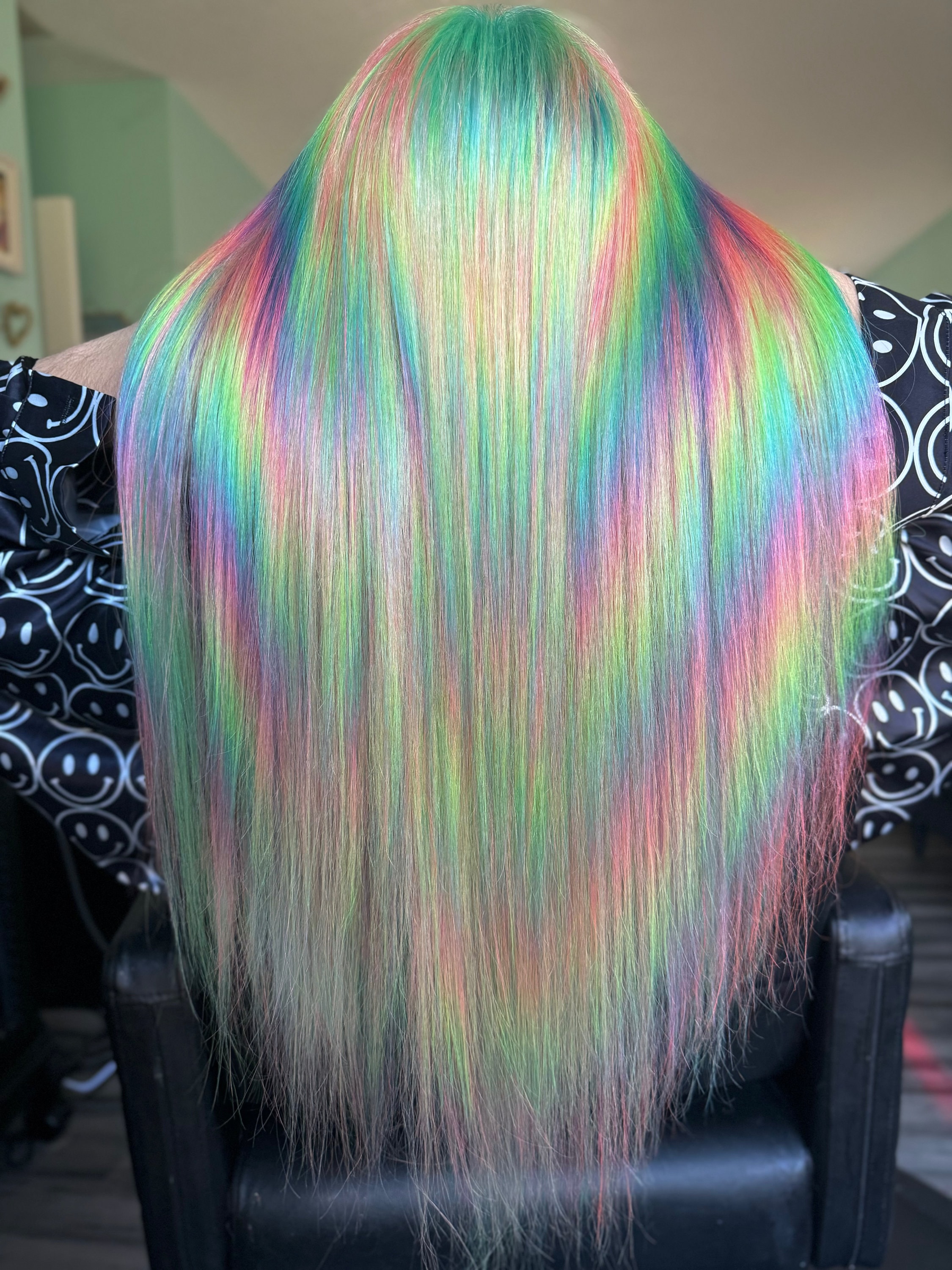 100% Rainbow Human Hair Wig 100% RAINBOW HUMAN HAIR Archives - R&B WIG COMPANY main image 3