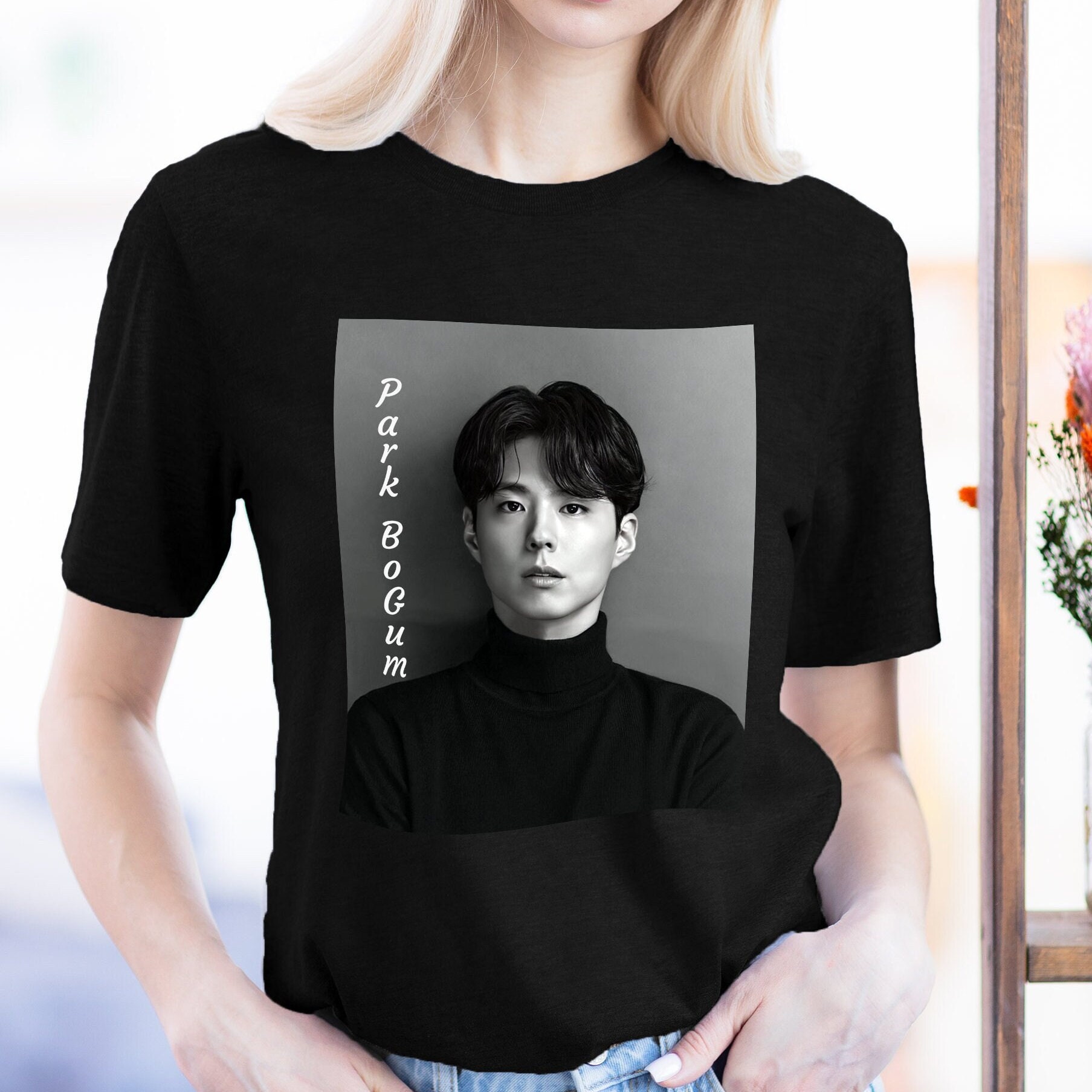 Park Bo-gum Unisex Jersey Short Sleeve Tee, Korean Actor Tshirt