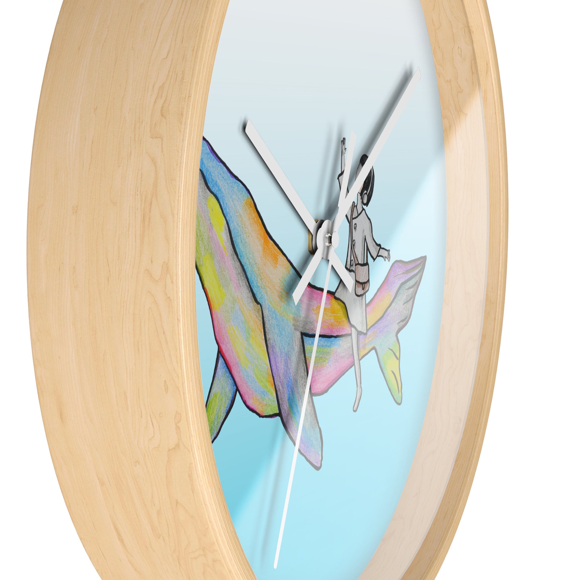 Extraordinary Attorney Woo Wall Clock, Woo Young Woo Clock, Whale Clock