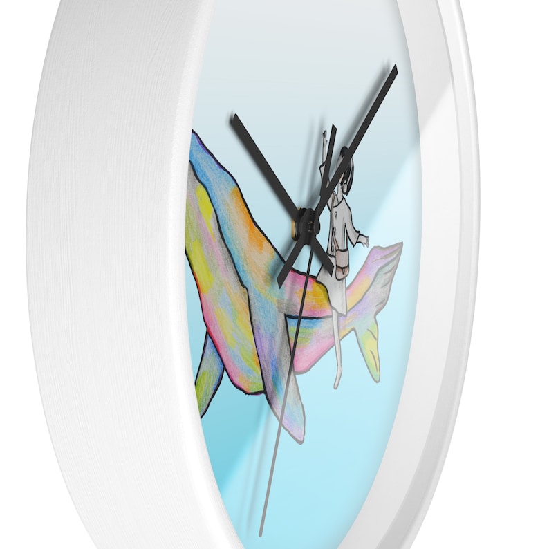 Extraordinary Attorney Woo Wall Clock, Woo Young Woo Clock, Whale Clock