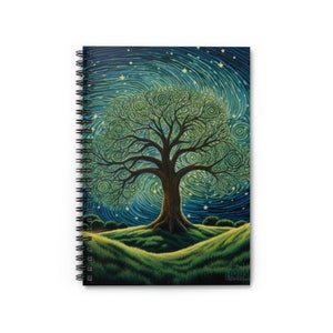 Tree of Life Spiral Notebook - Ruled Line