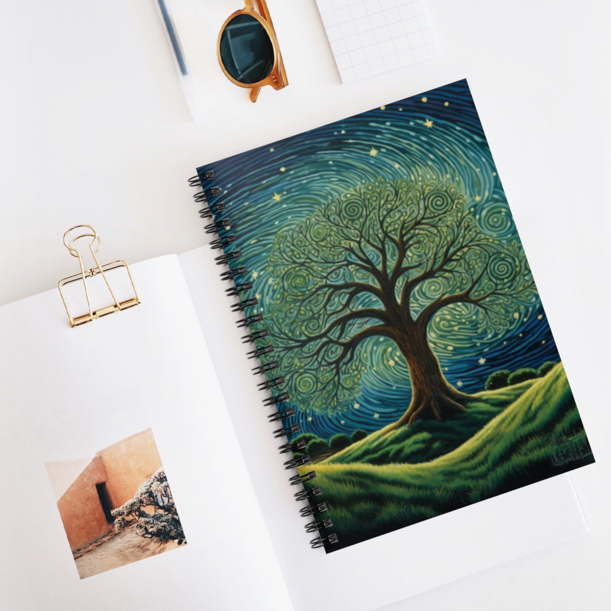 Tree of Life Spiral Notebook - Ruled Line - Etsy