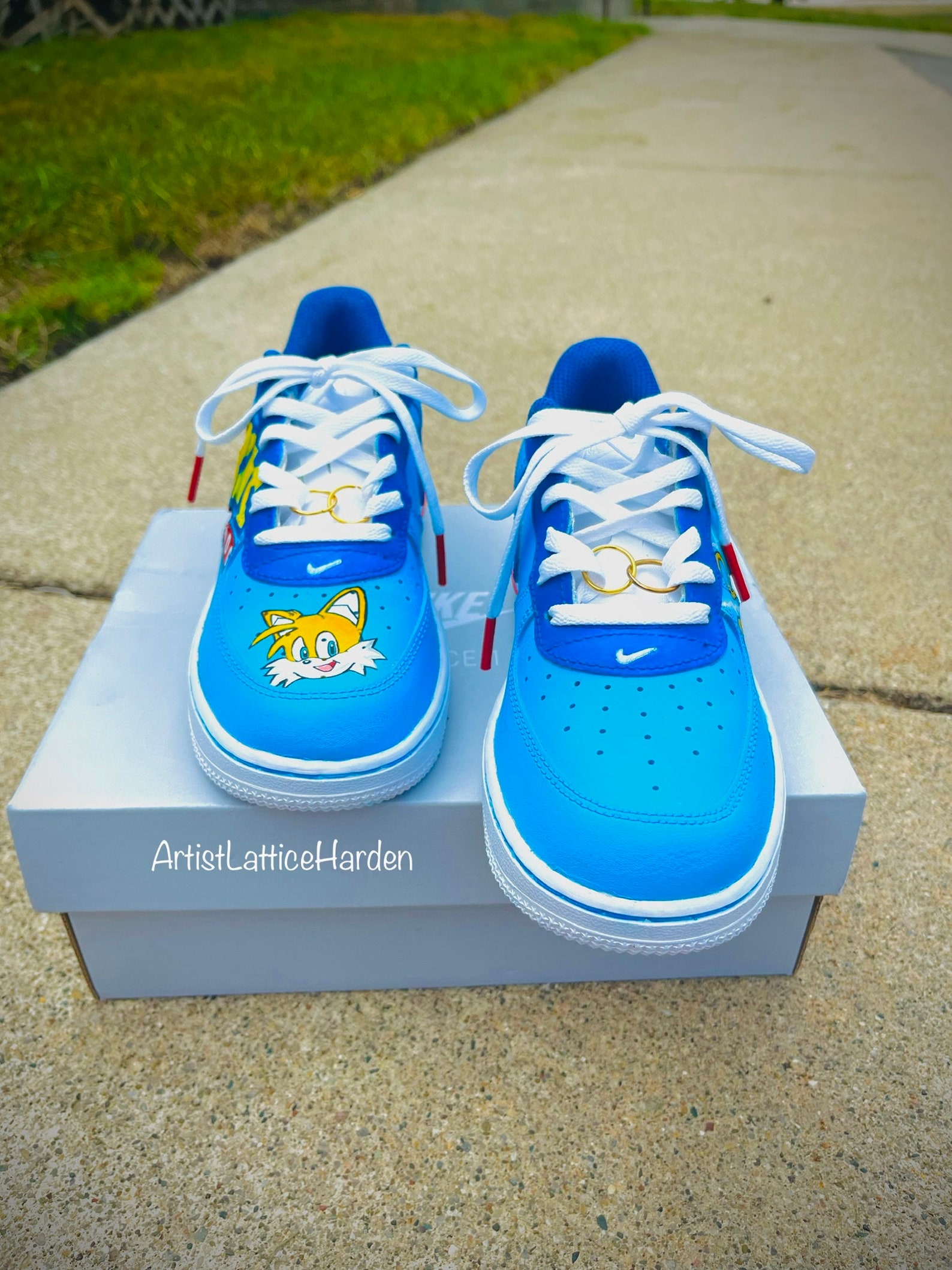 custom sonic air force 1