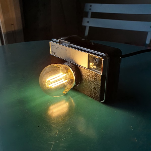 Lampe appareil photo argentique