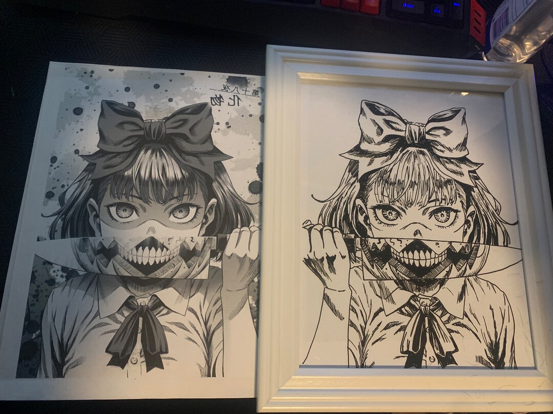 Plexiglass Anime Art Etsy
