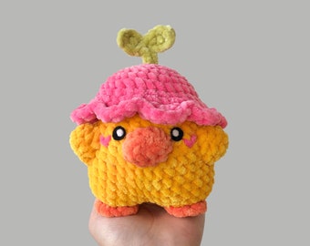 Sprout Ducky Crochet Plushie