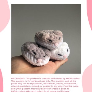 Dwarf Hamster Crochet Pattern PDF Pattern image 3