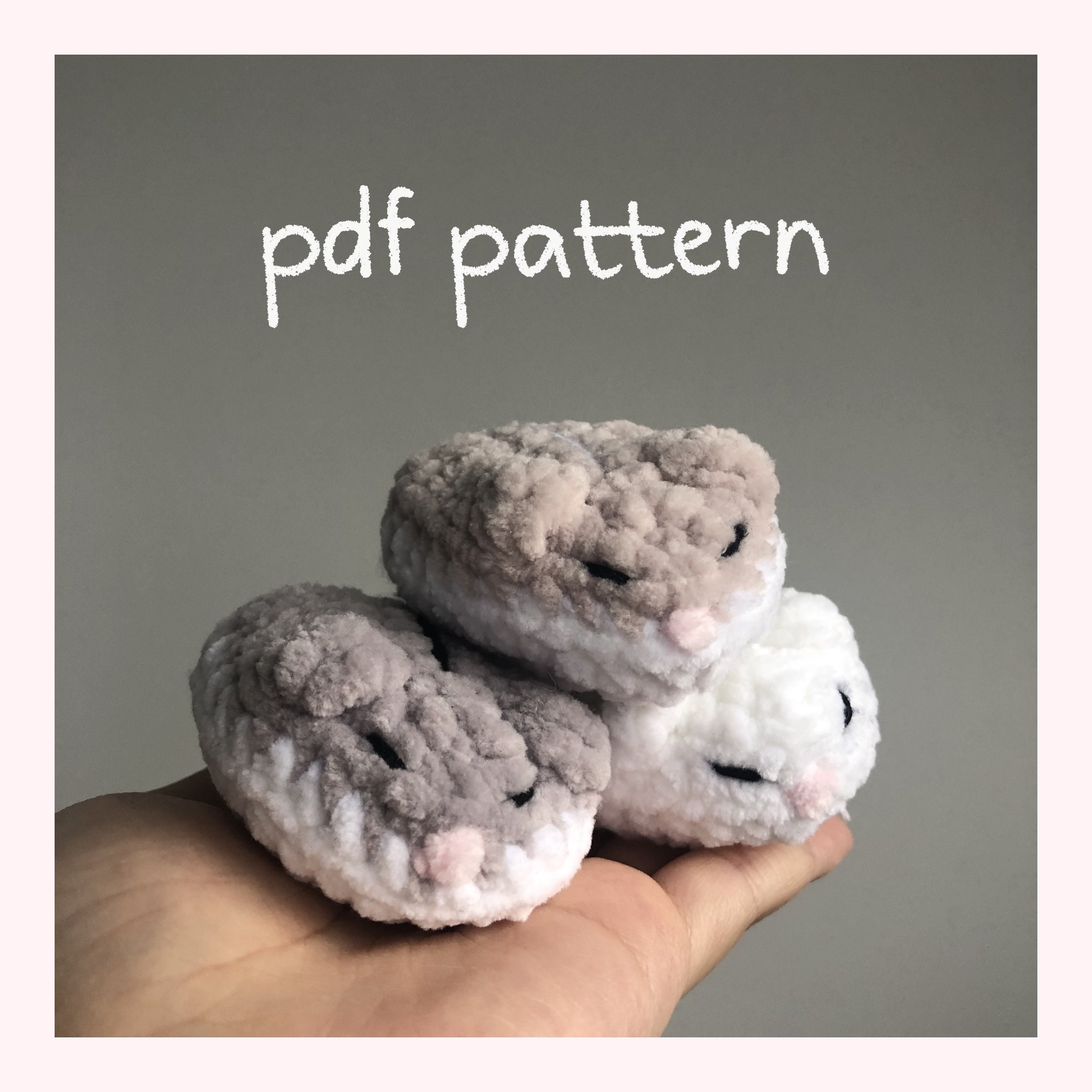 Dwarf Hamster Crochet Pattern