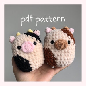 Cow Crochet Pattern - PDF Pattern