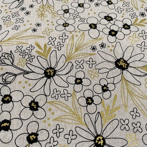0,5 m Canvas Gilded von Alli K für Moda fabrics / metallic Effekt
