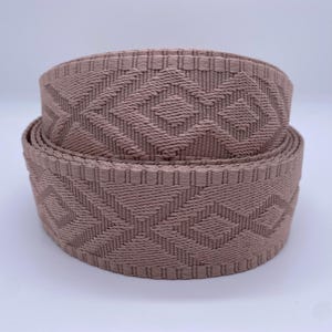 Gurtband Ethno, altrosa, 38 mm, Polyester Jacquard Gurtband