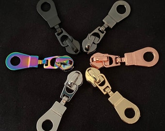 Zipper „Circle“, breit / Schieber für breite Endlosreißverschlüsse / Anhänger / Puller