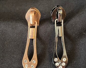 Zipper „Luxury“, breit / Schieber für breite Endlosreißverschlüsse mit Kunststoffraupe / Anhänger / Puller