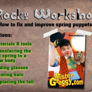 Turn your Rocky Raccoon spring animal puppet into a real character in your show. If you use a puppet in your show, this booklet is for you image 2