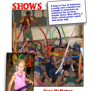 Funny balloon routines and activities for any family audience. From birthday parties to school assemblies. Big laughs for your kids show. image 2