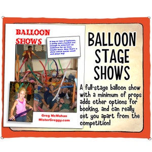 Funny balloon routines and activities for any family audience. From birthday parties to school assemblies. Big laughs for your kids show. image 1