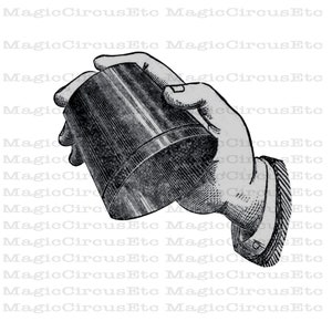 Magician's hands printable wall art posters. Hi-res PNG files showing various stage of manipulation, also include magic trick instructions image 3