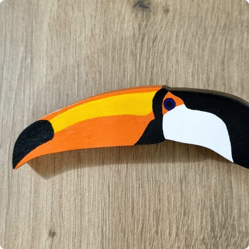 Mobile artisanal Toucan Toco en bois / Collection Mobile image 5