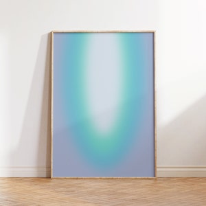 Lilac Blur Aura Poster - Abstract Lilac Gradient Wall Print, Aura, Spiritual Print, Abstract Colour, Lilac Aura Art Print, DIGITAL DOWNLOAD