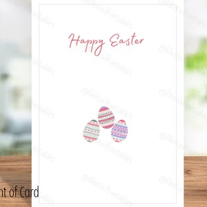Easter Card | Downloadable Easter Egg Card | Printable Easter Card