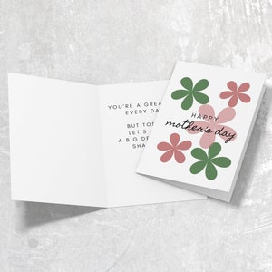 Tarjeta del Día de la Madre / Tarjeta descargable para el Día de la Madre / Tarjeta imprimible para el Día de la Madre