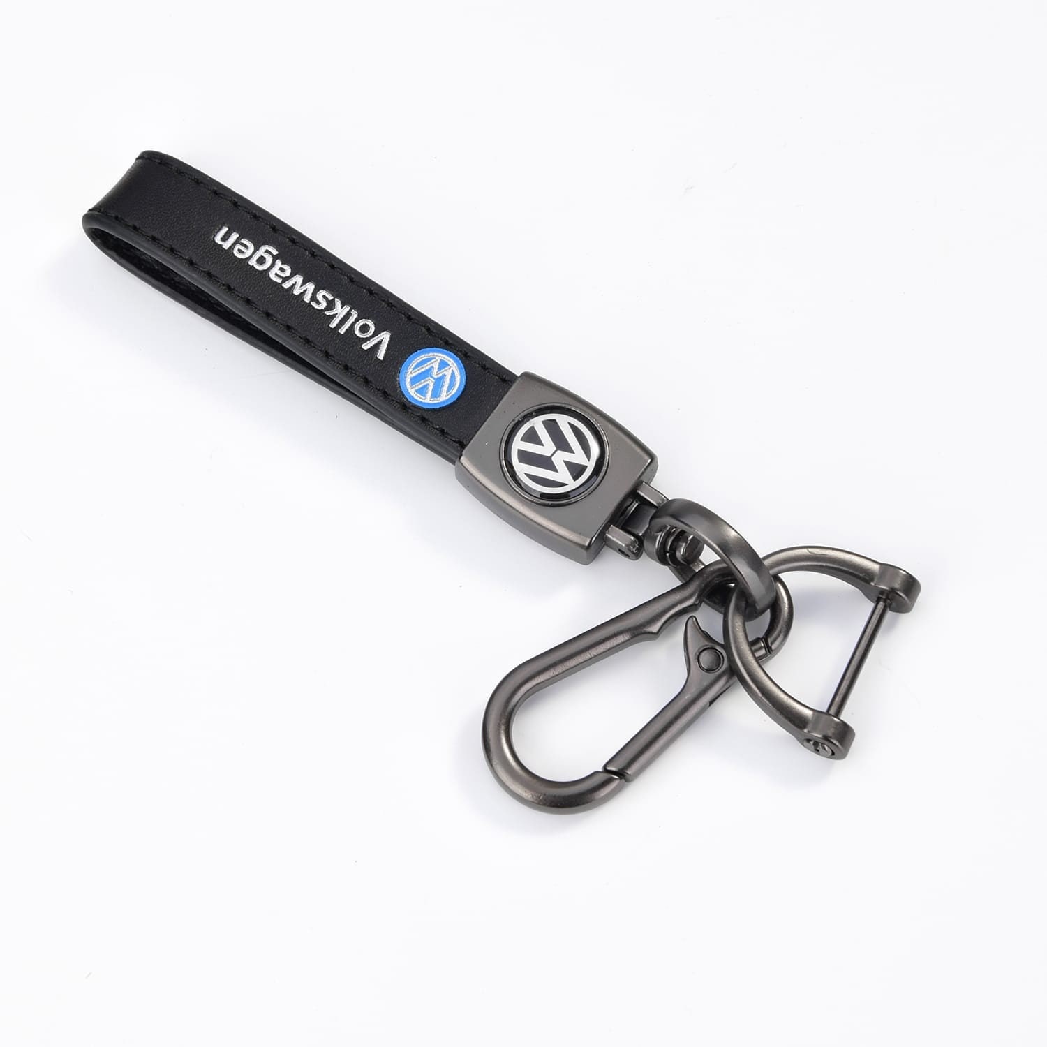 Leather Keychain for Volkswagen VW Black on Request With Etsy