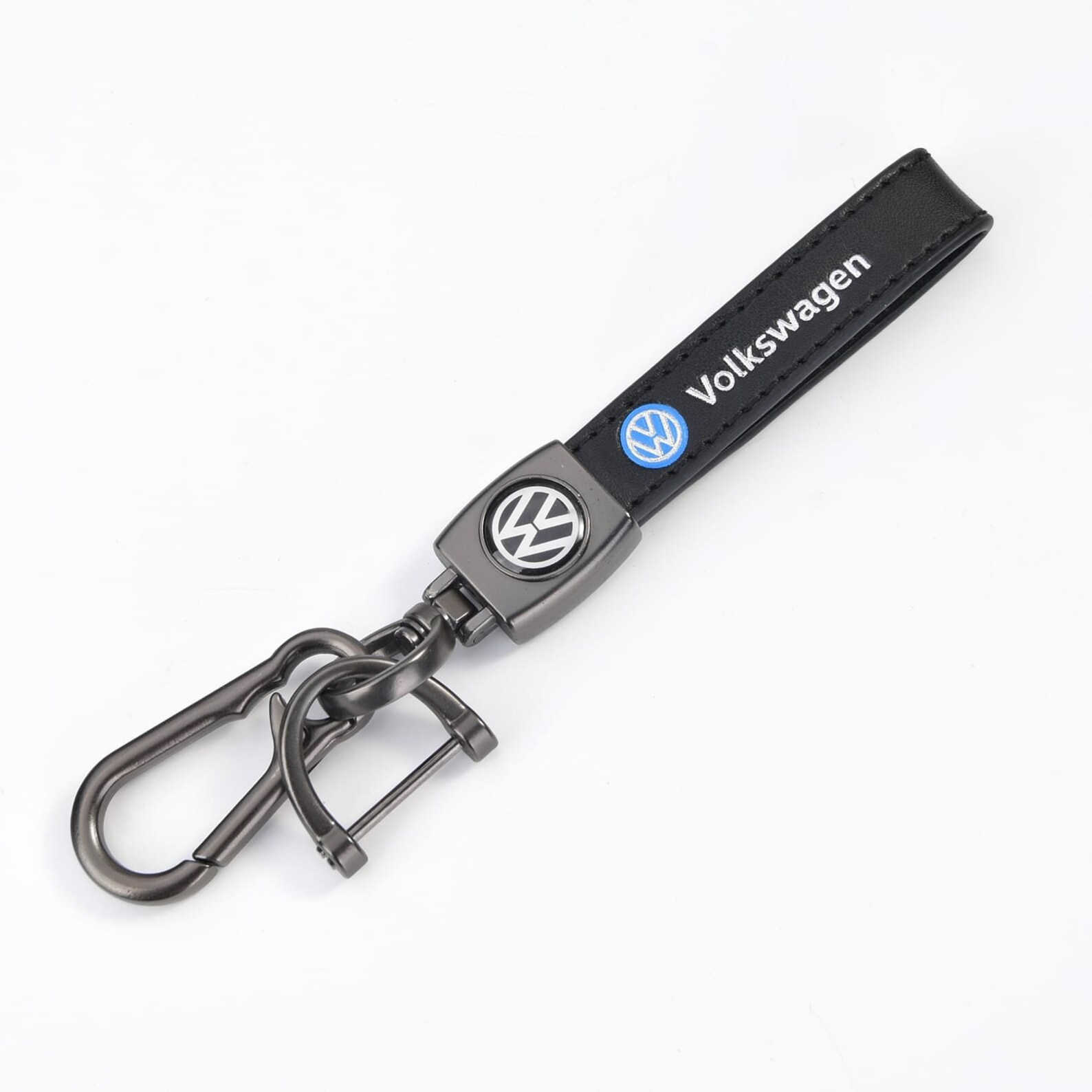 Leather Keychain for Volkswagen VW Black on Request With Etsy