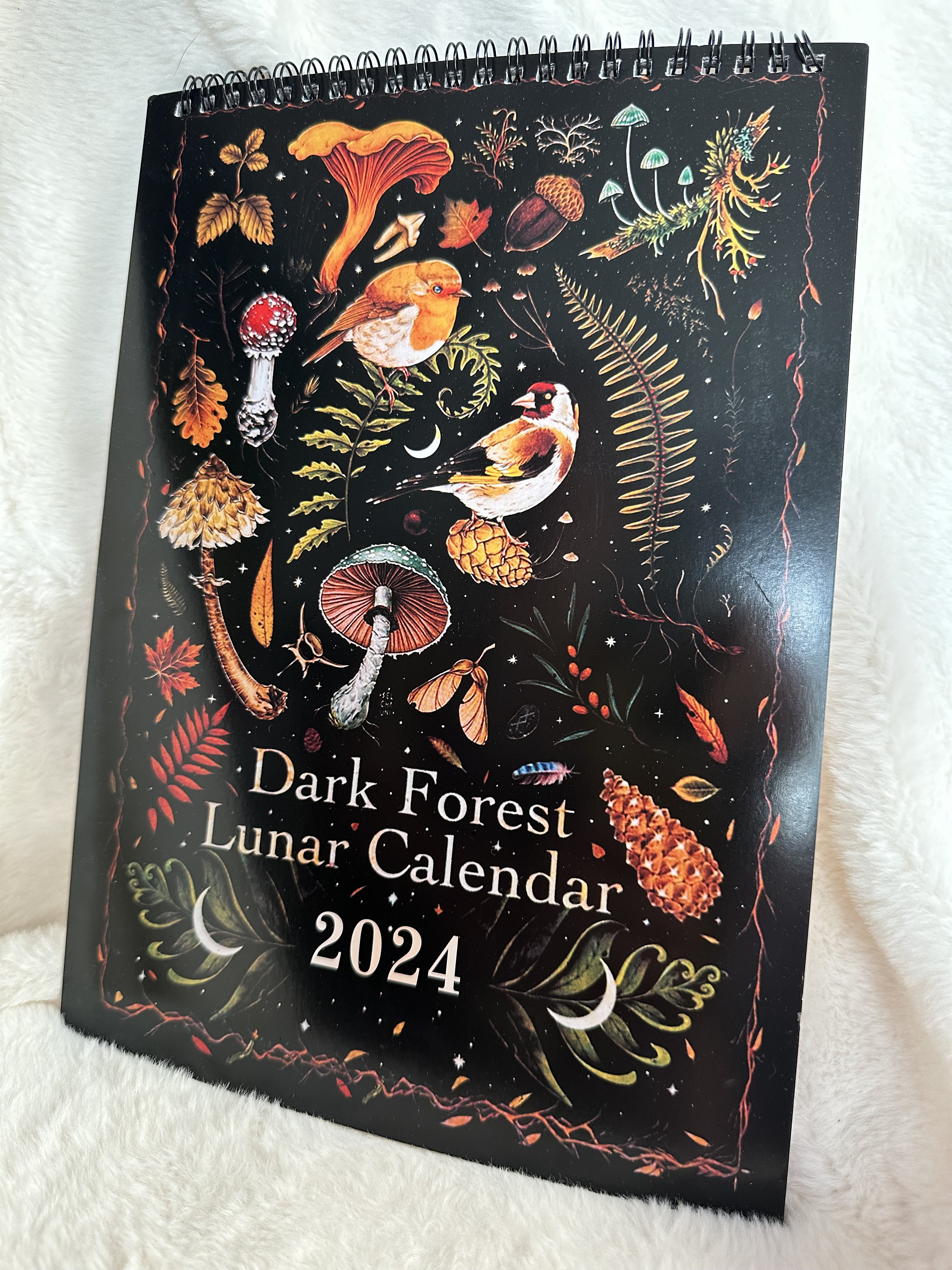 Dark Forest Lunar Calendar 2025 Artistic