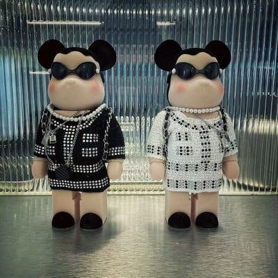 COCO Version 2 W Clothing Bag Bearbrick 400% Custom Made 