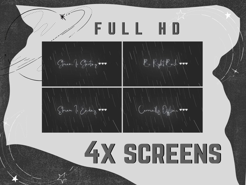 Cute Black Animated Loading Screen Space Screen Dark Theme Twitch