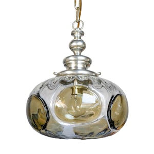 Vintage 1970s Murano Glass Pendant Light