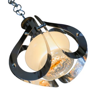 Vintage 1960s Murano Glass Pendant Light by Toni Zuccheri for Mazzega