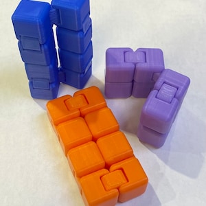 Infinity Cube Fidget Toy, ADHD, Stress & Anxiety Relief, 3d Printed