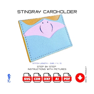 DIY Stingray Cardholder  (Pattern & Instructions)