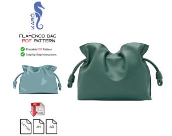 Bolsa Flamenco Faça Você Mesmo (Molde em PDF + Instruções)
