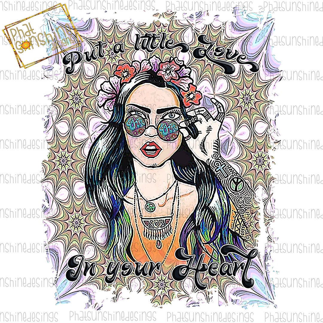 Put a Little Love in Your Heart Digital Download Sublimation - Etsy