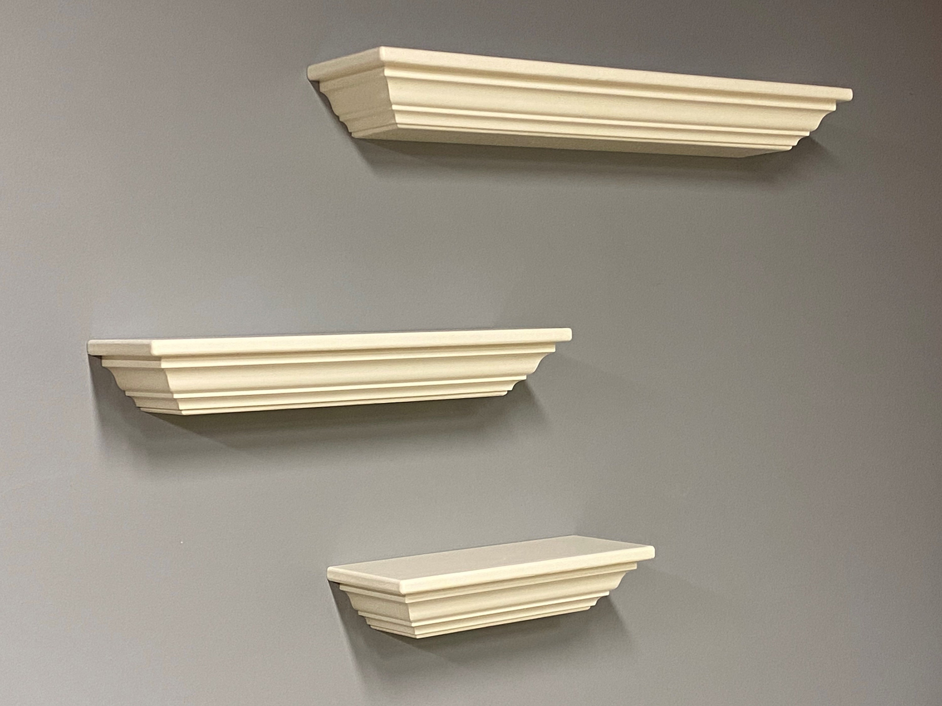 Floating Crown Molding Shelves Etsy