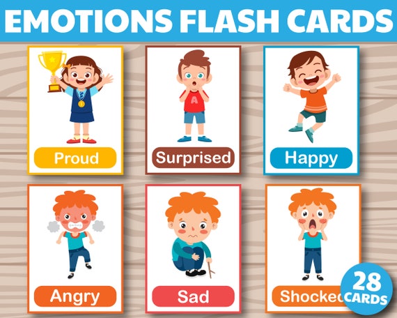 Flashcards émotions - Papa positive !