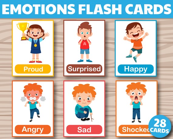 Flashcards émotions - Papa positive !