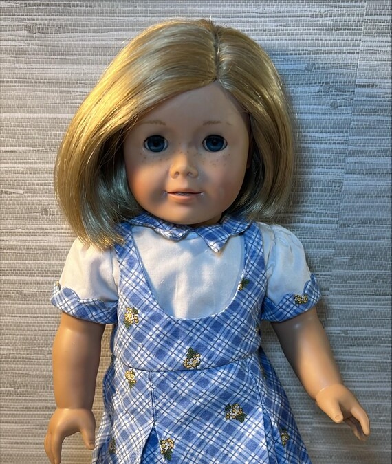 Vintage Pleasant Company Original American Girl Doll Kit Kittredge Wearing School Outfit Birthday Collection Etsy