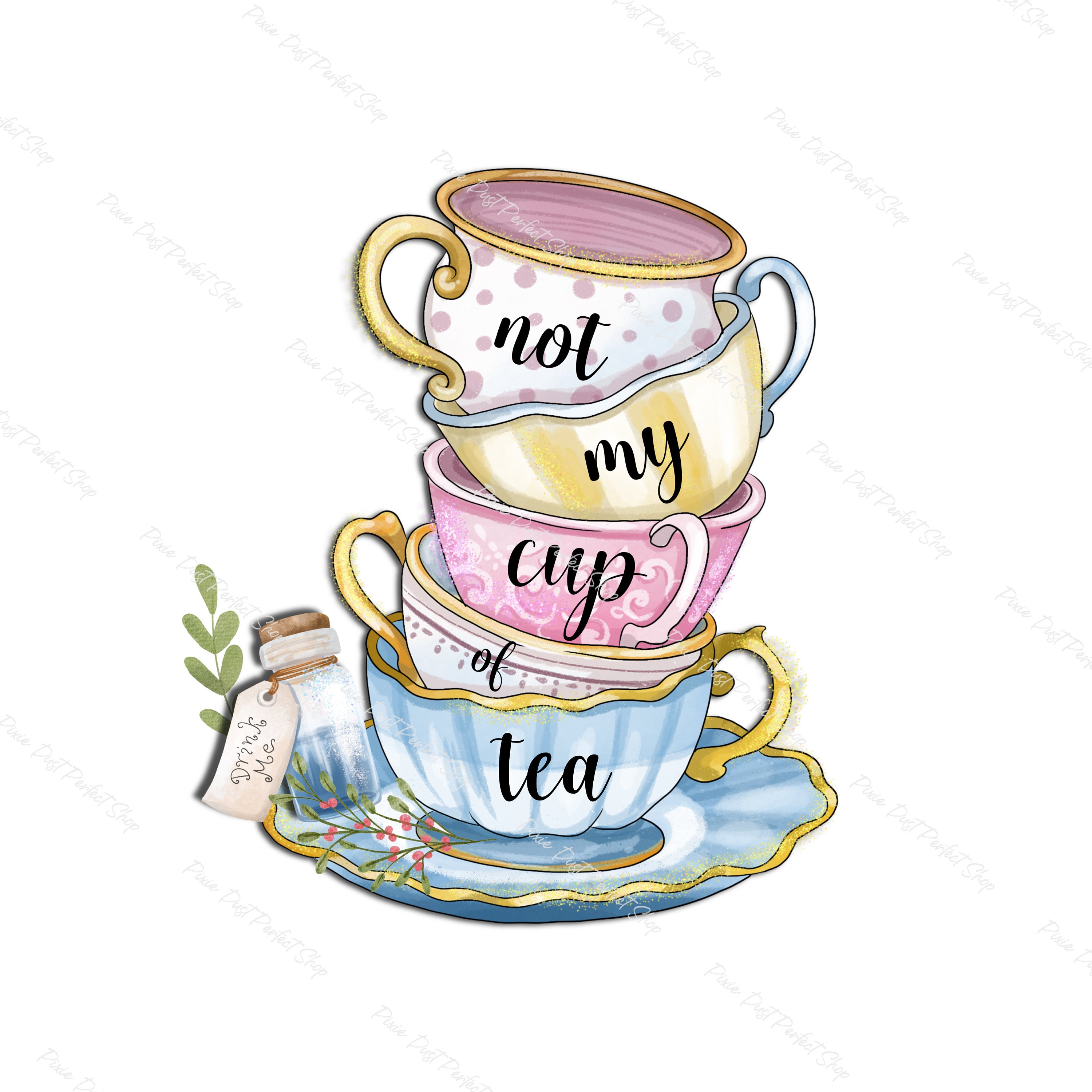 Teacup Clipart Tea Clipart Teacup Floral Vintage Tea Cups Tea Party Clipart Tea  Cups Clipart Teapots Digital Collage Sheet Fussy Cut,cricut -  Israel