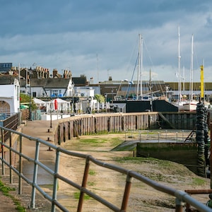 Stampa fotografica artistica / Biglietto d'auguri - Panorama di Leigh-on-Sea, Essex, Inghilterra
