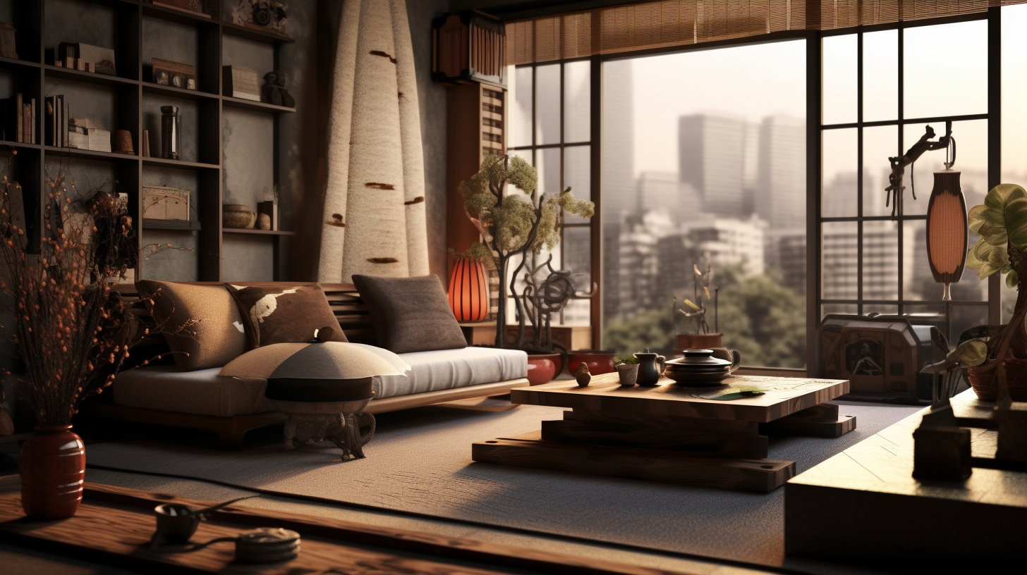 High Quality Zoom Virtual Background - Modern, Minimalistic Zen