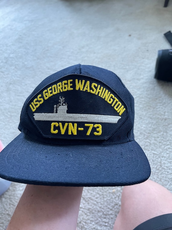 USS George Washington CVN-73 Vintage Trucker Hat