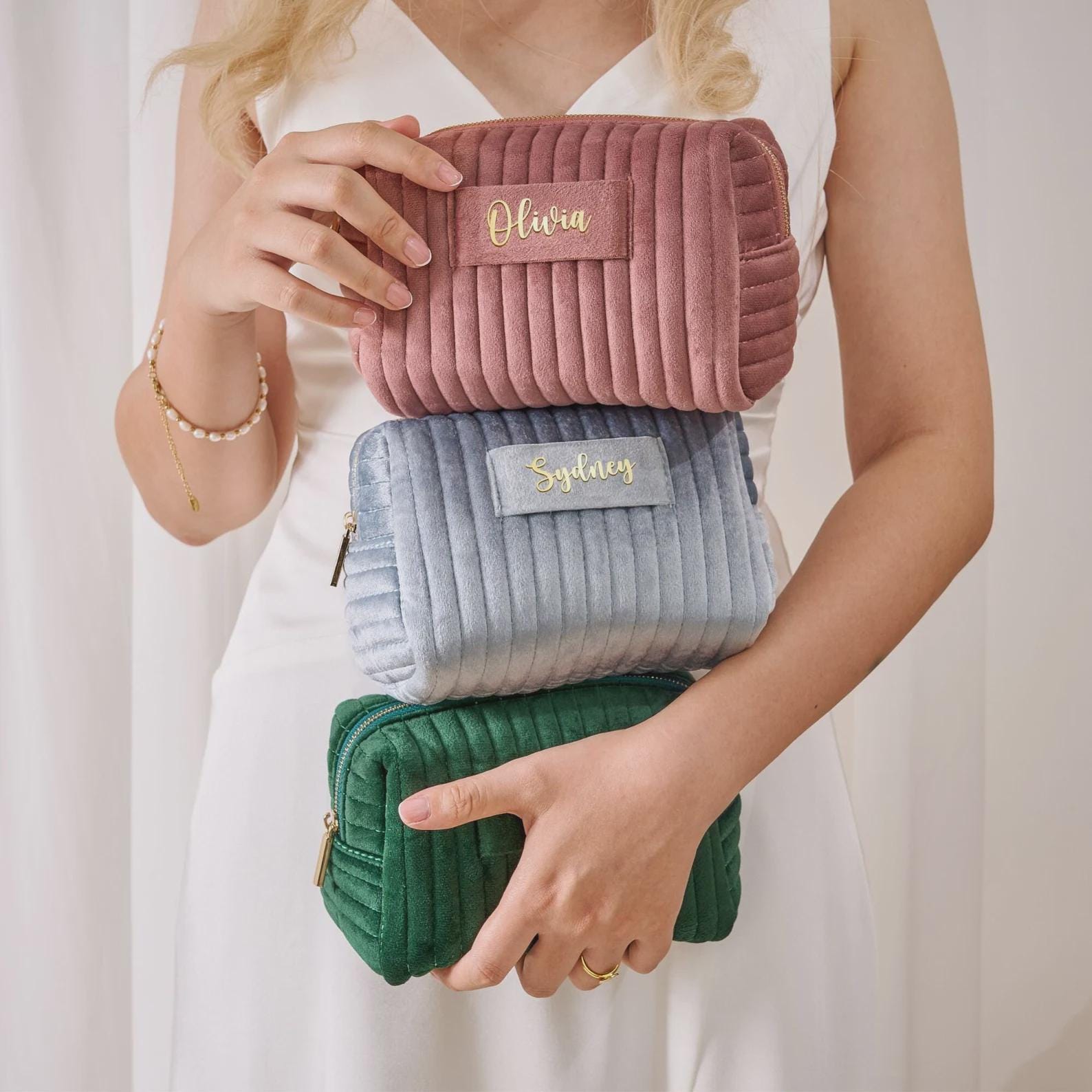 50 pezzi di velluto con coulisse borsa chic piccola confezione