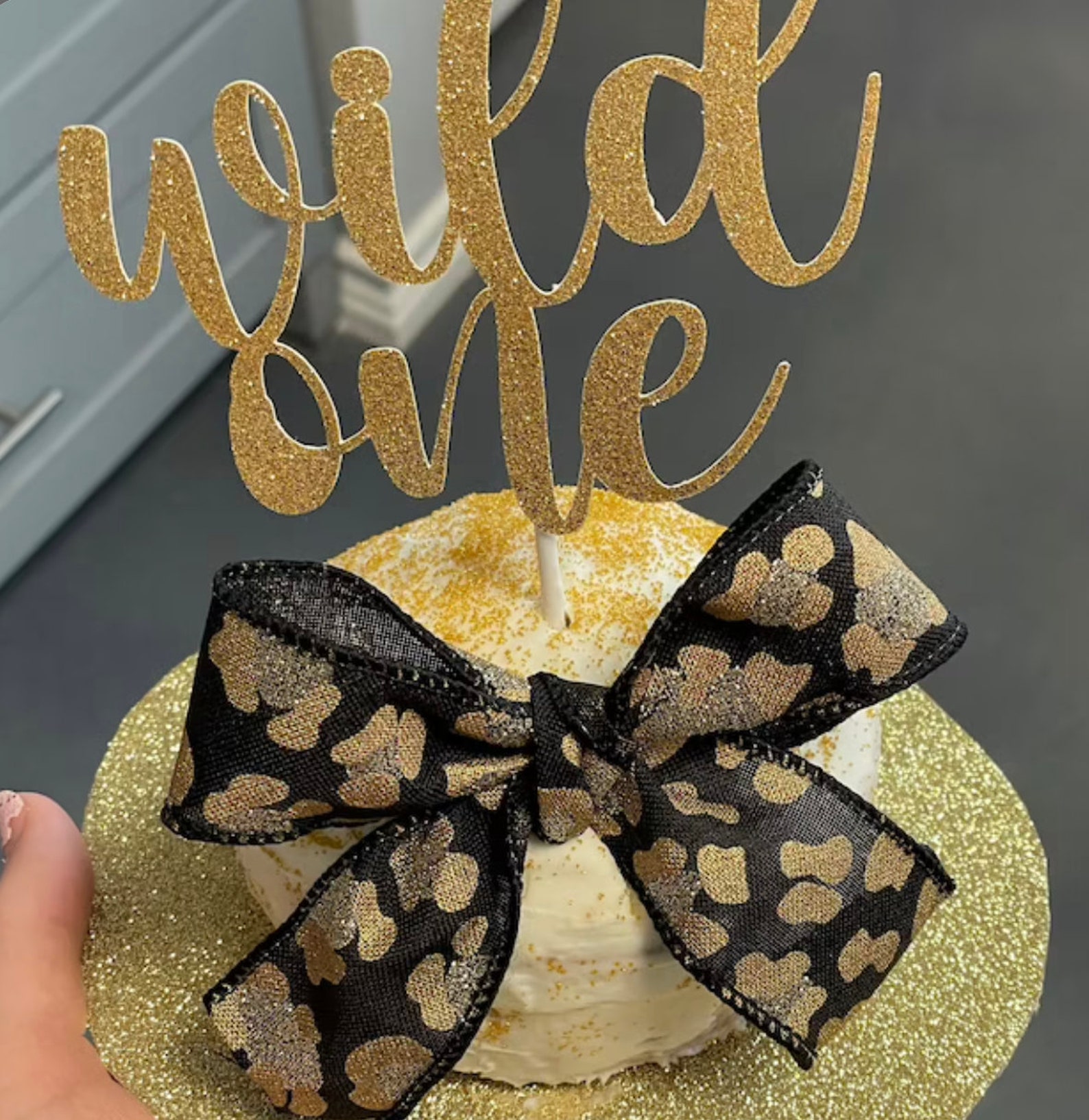 Wild One Cake Topper Svg Cake Topper Svg One Cake Topper Etsy