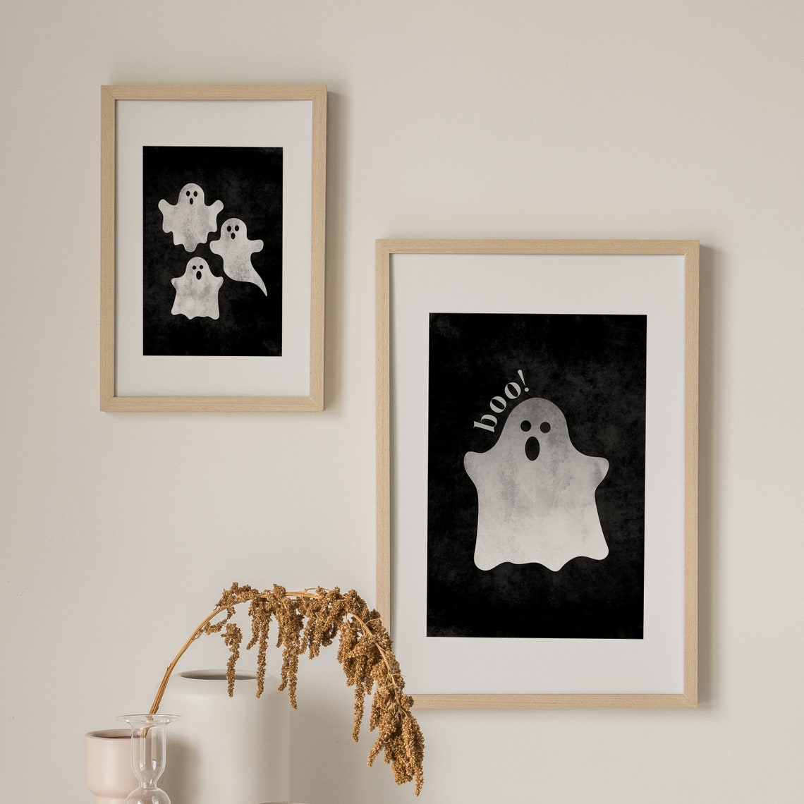 Ghosts Printable Wall Art Halloween Art Print Downloadable - Etsy